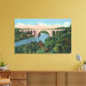 退役軍人記念橋の眺め キャンバスプリント (インサイチュ (リビング))