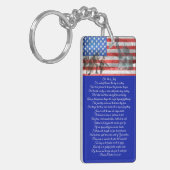 退役軍人詩 キーホルダー (正面左)