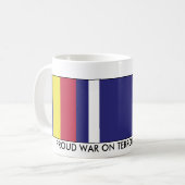 退役軍人誇りを持ったな対テロ戦争 コーヒーマグカップ (正面左)