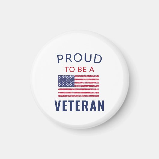 退役軍人誇りを持った磁石になる マグネット (正面)