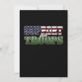 退役軍人軍を支援ハッピー退役軍人デー サンキューカード (正面)