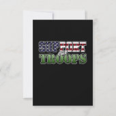 退役軍人軍を支援ハッピー退役軍人デー 出欠カード (正面)