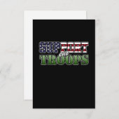 退役軍人軍を支援ハッピー退役軍人デー 出欠カード (正面/裏面)