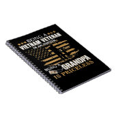 退役軍人退役軍人デイメンズビーズベトナム退役軍人 ノートブック (右側)