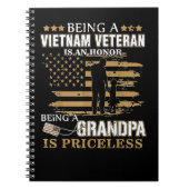 退役軍人退役軍人デイメンズビーズベトナム退役軍人 ノートブック (正面)