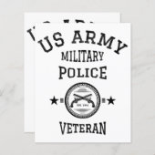 退役軍人退職した警察官 (正面/裏面)