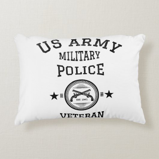 退役軍人退職した警察官 アクセントクッション (正面)