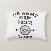 退役軍人退職した警察官 アクセントクッション (裏面)