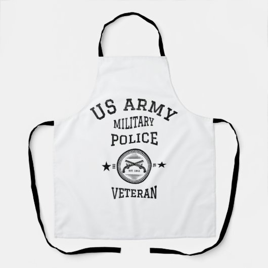 退役軍人退職した警察官 エプロン (正面)