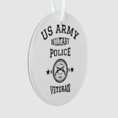 退役軍人退職した警察官 オーナメント (正面)