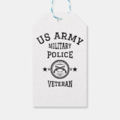 退役軍人退職した警察官 ギフトタグ (裏面)