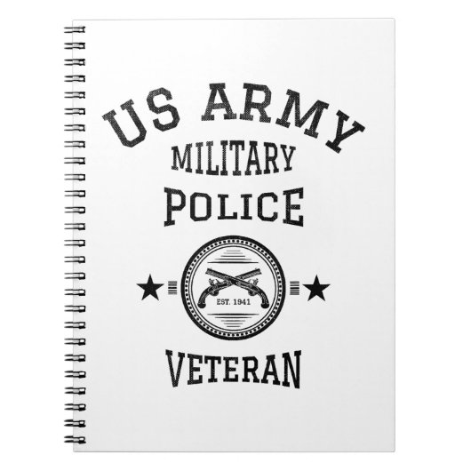 退役軍人退職した警察官 ノートブック (正面)