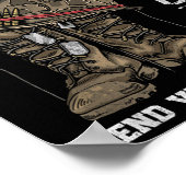 退役軍人22 1日の彼らの生活を取るエンド退役軍人Suic ポスター (角)