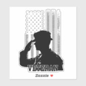 退役軍人 シール (シート)