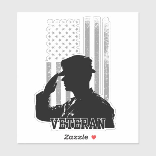 退役軍人 シール (シート)