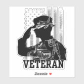 退役軍人 シール (シート)