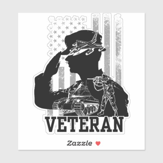 退役軍人 シール (シート)