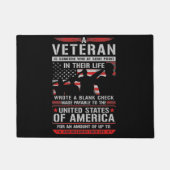 退役軍人 ドアマット (正面)