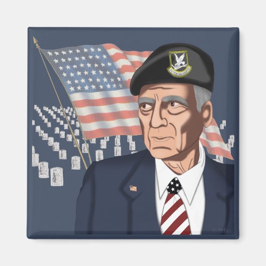 退役軍人 マグネット (正面)