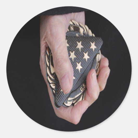 退役軍人 ラウンドシール (正面)