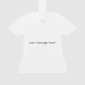 退役軍人-兵士のシルエットありがとう オーナメント (裏面)