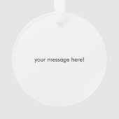 退役軍人-兵士のシルエットありがとう オーナメント (裏面)