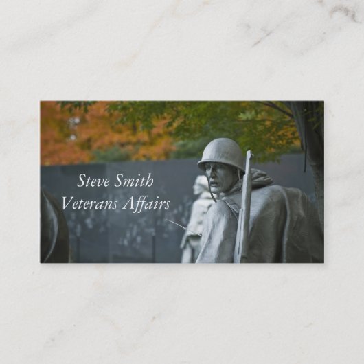 退役軍人 名刺 (正面)
