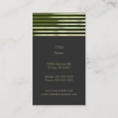 退役軍人 名刺 (裏面)