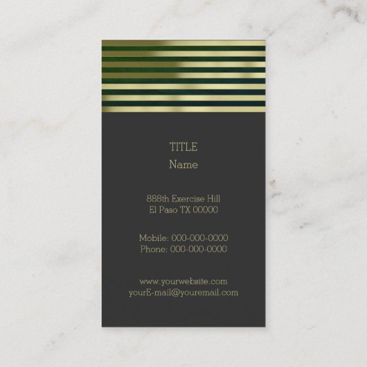 退役軍人 名刺 (裏面)