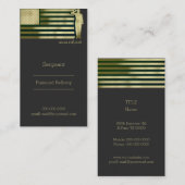 退役軍人 名刺 (正面/裏面)