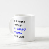 退役軍人、沿岸警備隊 コーヒーマグカップ (正面左)