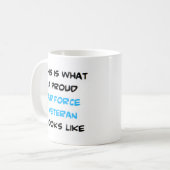 退役軍人、空力 コーヒーマグカップ (正面左)