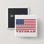 退役軍人 缶バッジ (正面&裏面)