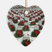 退役軍人「記憶された」クリスマスツリーオーナメント セラミックオーナメント (右)