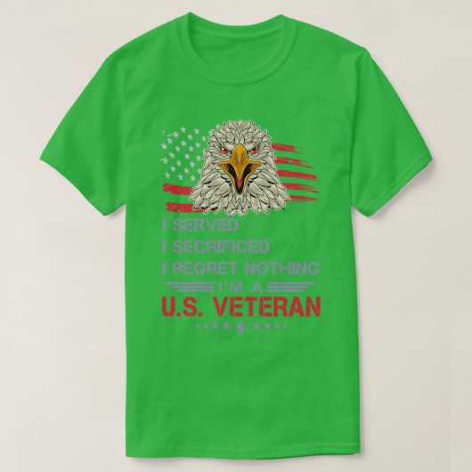 退役軍人 Tシャツ (デザイン正面)