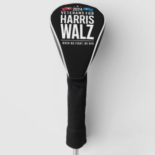 退役軍人for Harris Walz 2024 大統領の ゴルフヘッドカバー