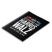 退役軍人for Harris Walz 2024 大統領の ノートブック (左側)