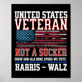 退役軍人for Harris Wheimer 2024軍隊退役軍人 ポスター