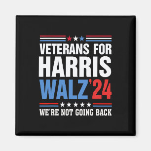 退役軍人for Harris Wheimer 2024 Harris Waltz マグネット