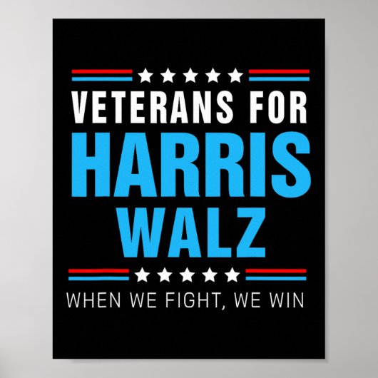 退役軍人Harris Wheimer 2024我々が戦う時 ポスター (正面)