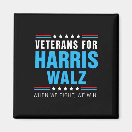 退役軍人Harris Wheimer 2024我々が戦う時 マグネット (正面)