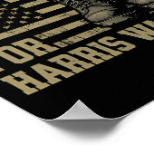 退役軍人Harris Wheimer Waltz 2024プレジデンティア ポスター (角)