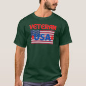 退役軍人USAトゥルクラシックティーズ Tシャツ (正面)