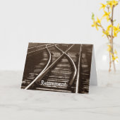 退役鉄道乗換線 カード (黄色い花)