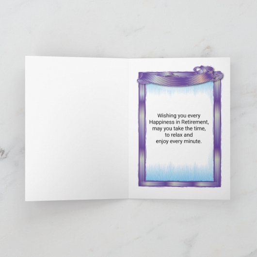 退職おめでとうございます 案内状 (内部)