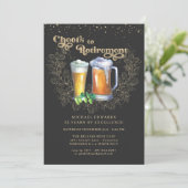 退職おめでとう | エレガントなホップとビール 招待状 (スタンド正面)