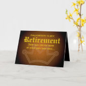 退職おめでとう カード (黄色い花)
