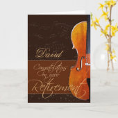 退職おめでとう カード (黄色い花)