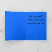 退職おめでとう カード (内部)