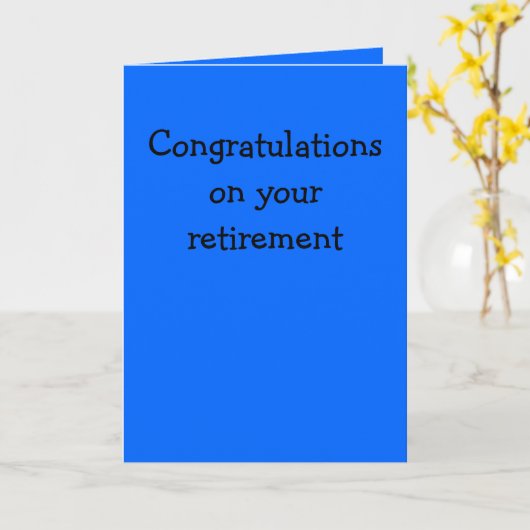 退職おめでとう カード (黄色い花)